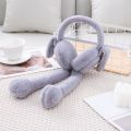 Winter women's earmuffs cute moving air bag rabbit ears.