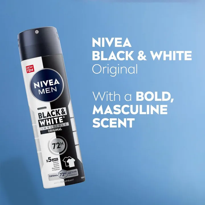 NIVEA%20MEN%20Body%20Spray%20Black%20&%20White%20Invisible%20150ml%20-%20Image%205