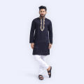 Trendy & Fashionable Men’s Embroidered Panjabi. 