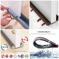 Door Bottom Sealing Strip - Gap Dust Stopper, Foam Draft Blocker, AC Air and Insect Protector. 