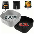 23CM Reusable Air Fryer Silicone Non-stick Mould for 2000 Series NA230/00 6.2L, Cosori Turboblaze 6L, Clearblaze 6.2L.
