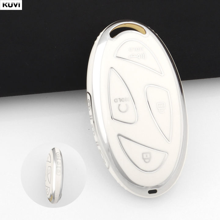 Golden%20TPU%20Car%20Remote%20Key%20Case%20Cover%20Shell%20For%20Hyundai%20IONIQ%206%20New%20Grand%20Prix%20GN7%20Kona%20Protected%20Holder%20Keyless%20Fob%205%207%20Buttons%20-%20Image%207