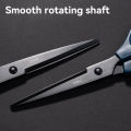DELI Black Blade Scissors 170mm - Ultra  Non-Sticky for Paper, Cloth & Crafts. 