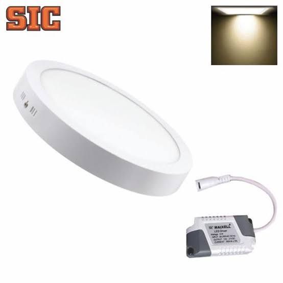 LED OPEN PANEL LIGHT 18watt ROUND White colour | Daraz.pk