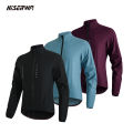 HISERWA Men Cycling Jacket Lightweight Breathable Anti-UV Cycling Windbreaker High Quality MTB Road Bike Jersey 2-Way Zipper. 