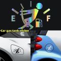 Fuel Tank Cap Cover High Gas Consumption Decal Fuel Gage Empty Vinyl Funny Car Stickers Scratch Paste Sticker.