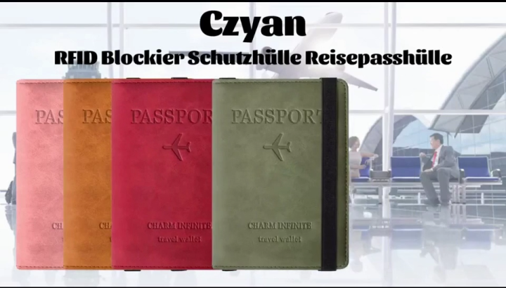 Voyager Series – RFID Protected Passport Cover Holder & Travel Wallet | Premium Leather Passport & Card Wallet for Men & Women
