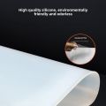 Silicone Gasket Sheet White Sheeting Pad Thickness 1/2/3mm High Temperature No Peculiar Smell Shock Absorption Silicone Pads. 