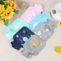 1PC Tummy Warmers Hot Water Bottle Rubber Bag Cute Cartoon Warm Relaxing Safe Heat Cold Large Plush Cloth Hot Water Bag. 