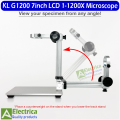 KL G1200 1-1200X Microscope Digital Portable 7" LCD Video Microscope 12MP for Soldering Electronic PCB Inspection Continuous Zoom by Electrica. 