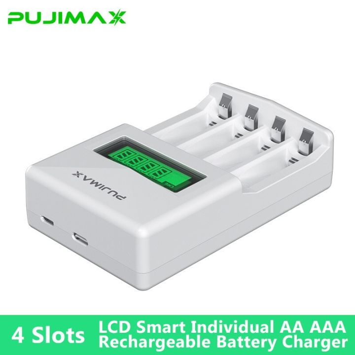 PUJIAMX%20AA/AAA%20Rechargeable%20Battery%20Charger%20LCD%20Display%20Portable%20Adapter%20USB%20Cable%20TypeC%20Batteries%20Interface%20Fast%20Charging%20Tool%20-%20Image%204
