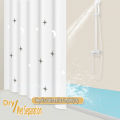 1pc Cute Star and Moon  Kids Shower Curtain Funny Cartoon Waterproof PEVA Bathroom Decor. 