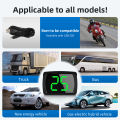 Y03 Smart GPS Speedometer Plug and Play KM/H MPH Digital Speed Gauge Meter With LED Large Font Display Auto Electronic Part. 