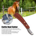 Hoof Trimmer Shears Ergonomic Stainless Steel Hoof Trimmer Shears Wear Resistant 19.5cm Sturdy Arc Shaped for Livestock. 