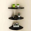 Wall Mounted Floating Corner Storage Shelves wall racks wooden piece wall decoration shelves. 
