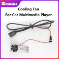 Srnubi Car Radio Cooling Fan for Android Multimedia Video Player Head Unit Radiator with Iron Bracket.