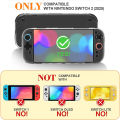 Transparent Clear Case for Switch 2 Console Joypad Split Protective Cover Skin Protector for Switch 2 Accessories.