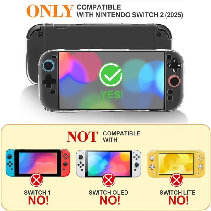 Transparent%20Clear%20Case%20for%20%20Switch%202%20Console%20Joypad%20Split%20Protective%20Cover%20Skin%20Protector%20for%20Switch%202%20Accessories%20-%20Image%203