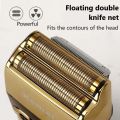 Kemei Original Electric Shavers Blades Golden Foil Knife Net and Cutter Head Suitable for KM-2028 Replacement Floating Razor. 