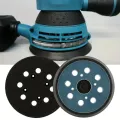 125mm 5 Inch Sander Pad 8-Holes Backing Sanding Disc Pad Hook Loop Sanding Pads for Electric Orbital Sander Polishing. 