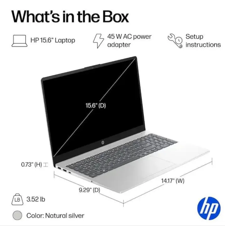HP%2015.6"%20Laptop%2015-fd0113dx%20%E2%80%93%20Intel%20Core%20i3%20N305,%208GB%20RAM,%20128GB%20UFS,%20Natural%20Silver%20-%20Image%203
