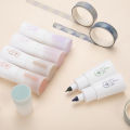 Creative small waist 6 color macaron super soft head soft eye protection fluorescent pen student focus graffiti hand account pen 6 pes set.