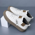 Sneakers Fashion Man Leather Men's Flat Shoes Height Increasing Shoes Lace-Up High Quality Men Sneakers for Men Luxury 2026. 