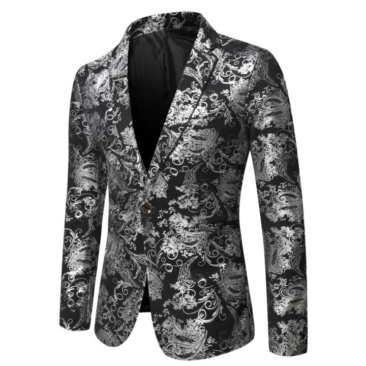 Men's%20Slim%20Fit%20Print%20Blazer%20Jacket%202025%20Fashion%20Handsome%20Business%20Casual%20Silver%20Stage%20Show%20Suit%20Small%20Menswear%20-%20Image%202