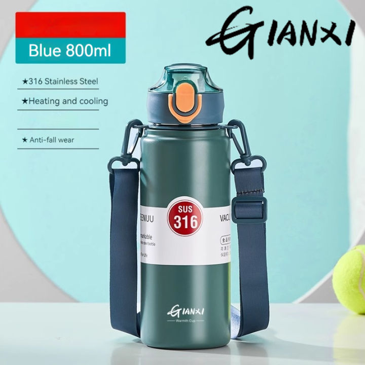 GIANXI%201000ml%20Spring%20Cap%20Large%20Capacity%20Vacuum%20Cup%20316%20Stainless%20Steel%20Coffee%20Cup%20Portable%20Outdoor%20Sports%20Water%20Bottle%20-%20Image%208