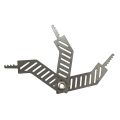 Portable Stainless Steel Lock Picking Kit Multifunctional Hand Tool for Firefighter Emergency, Lockpicks Sets Professional Tool. 