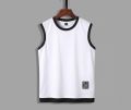 Men’s Designer Tank Top | Contrast Ribbed Neck Sleeveless Vest. 