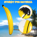 1pc Inflatable Banana  60cm/180cm Fake Banana  Fruit Props Inflatable Toys Bachelorette Party Games Toss Ring Toy. 