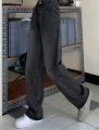 Vintage High Waist Wide Leg Jeans For Women. 