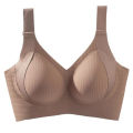 Women's Seamless Underwear, Thin Style, Large Breasts, Small Breasts, No Wires, Pull-up And Anti-sagging Large Size Bra. 