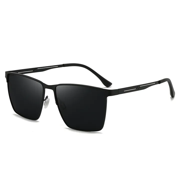 New%20Men's%20Business%20Polarized%20Sunglasses%20Metal%20Square%20Frame%20Fashion%20Sunglasses%205152%20-%20Image%203