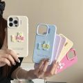 INS Cute Cartoon Greedy Puppy Soft Silicone Phone Case For iPhone 16 Pro Max 15 Plus 14 13 12 Pro Max Kawaii Bumper Cover. 