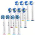 Replacement Toothbrush Heads Compatible with Oral-B, 4/8/12pcs  Electric Toothbrush Heads Brush Heads for Oral B Replacement Hea. 
