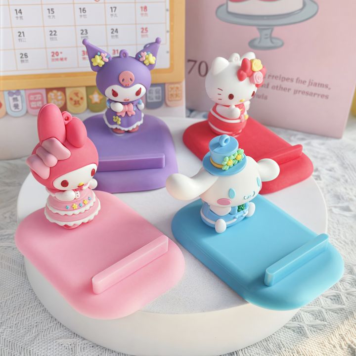 Hello 3719 Sanrio Hello Kitty My Melody Kuromi Cinnamoroll Phone Stand Desktop ...