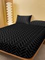 Four Seasons Men and Women Simple Fashion Printing Sanded Bedspread Home Bedroom Hotel. 