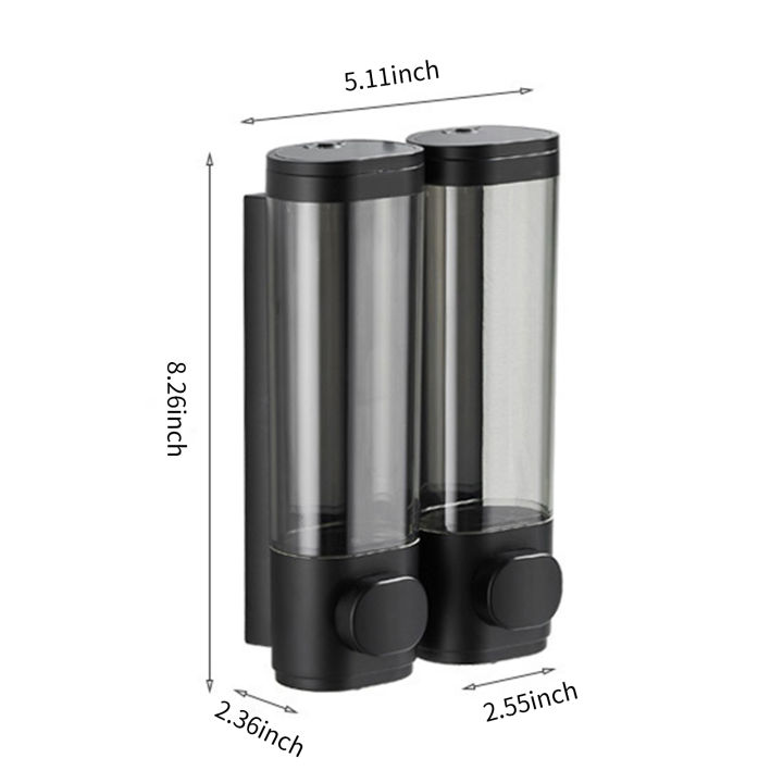 600mL%20Manual%20Soap%20Dispenser%20Wall%20Mounted%20Hand%20Press%20Soap%20Dispenser%20for%20Dish%20Liquid%20Lotion%20Shower%20Gel%20Shampoo%20Chamber%20-%20Image%208