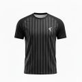 K Club Original Branded Sublimation Sports T-Shirt Raglan Design Black. 