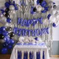 happy birthday decoration / Happy Birthday Theme Set: Includes 1 Birthday Banner, 1 Backdrop Curtain, 30 Balloons Perfect Birthday Party Accessories for Girls and Boys, Great for Home Decor and Celebrations!. 
