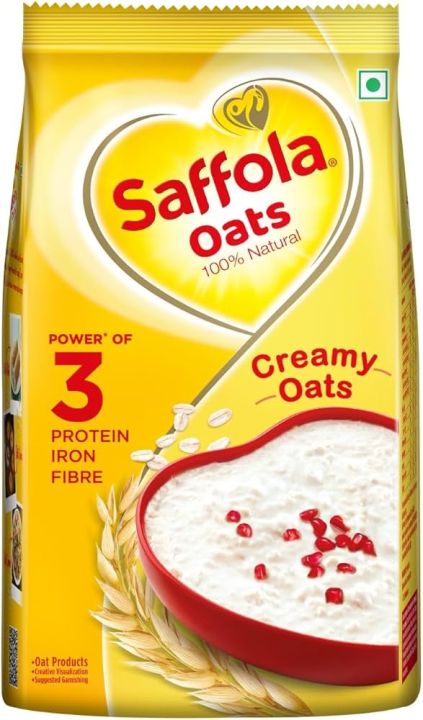 Saffola Plain Oats 900gm