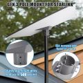 For Starlink Gen 3 Aluminium Alloy Mount Pipe Adapter For Starlink Gen3/V3 Mounting Plate Roof For Starlink Gen3 Mount Kit..