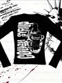 Spring new American spicy girl printed long sleeved T-shirt, fashionable and simple style, loose round neck slimming women's sty. 