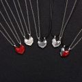 Special Gift for Your Lover  Heart pendant pair (With Box). 
