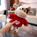 Hot toys Cute Cow Doll Little Cow Plush Toy Chinese Zodiac Cow Doll Cloth Doll New Year's Girl's Birthday .