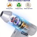 Mini Turbo Jet Fan Powerful Air Blower 140000RPM Wind Speed 62m/s Brushless Motor Handheld Duct Fan Electric Air Dryer. 