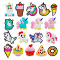 18Pcs Cute Unicorn Shoe Decorations Charms for Crocs Shoe Ornaments Perfect For Christmas And Birthday Party. 