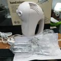 (H). MORRISONS ELECTRIC HAND MIXTURE 200 W ,10 SPEEDS ( excellent condition with box). 